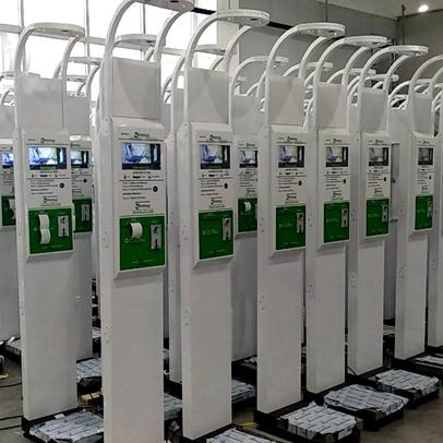 SH-500A、SH-100T投幣體重秤出口南美洲